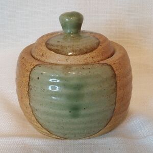 Studio Art Stoneware Apple Sugar Bowl with Lid